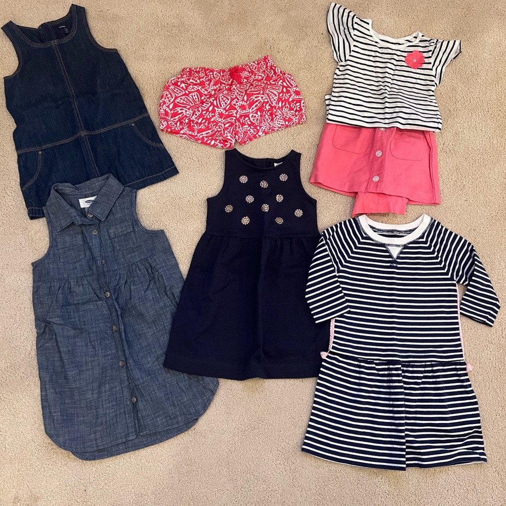 Size 3-4 Girl’s Gap, Old Navy, Carter’s Bundle